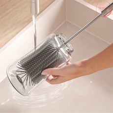 랄라온 호네 실리콘브러시 텀블러세척솔, 그레이