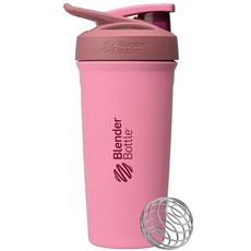 BlenderBottle 스포츠 쉐이커 컵 단열 스테인리스 스틸 물병 와이어 거품기 709.8ml(24온스) 핑크, BlenderBottle 스포츠 쉐이커 컵 단열 스테인, 1개, 709.8ml, Pink