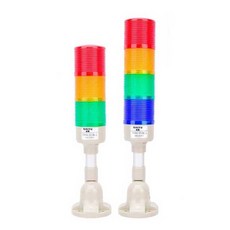 LED 경고등 비상 경광등 부착형 야간 신호 삼색등, 1개