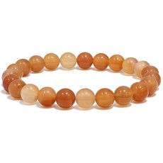 ECLATIS Lava Rock 디퓨저 디자인 팔찌 여성 및 남성 천연 힐링 크리스탈 영적 보호 긍정적인 에너지를 위한 8mm 라운드 비즈 신축성 있는 조절 가능한 사이즈, 카넬리안