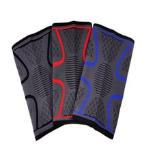 무릅보호대 관절 러닝 런닝 무릎 논슬립 스트랩 압박 밴드 아대 무름보호대, 블루