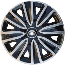 14인치 휠 RS600 루피노 포터2/봉고3 전용 알루미늄 커버 세트, 14인치1068실버+블랙