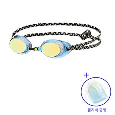피닉스 노패킹 터치안티포그 미러수경 PR-201M FB TA (+ 폴리백 1개 증정), 골드+폴리백 1개