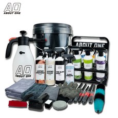 A.O洗車旗艦組 泡沫噴壺 鐵粉 柏油 洗車精 洗車水桶 輪框刷 洗車工具 洗車藥水 DIY洗車 洗車組, 1個, 宅配一組（下單前請看內文 配送事項說明）,透明