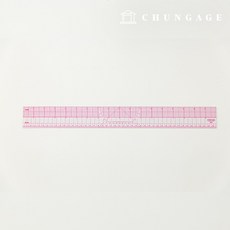 그레이딩자 방안자 인치 센치 양면 45cm, 1개