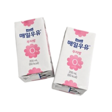 매일우유 무지방 0%, 200ml, 24개