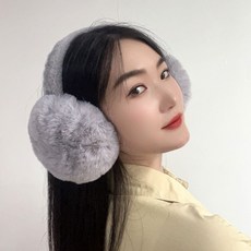 겨울 방한털귀도리 보온귀마개 귀마개 마카롱