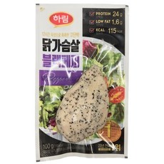 하림 닭가슴살 블랙페퍼, 100g, 14개