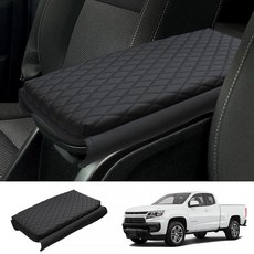 Sze 쉐보레 실버라도 GMC 시에라 2019-2024 2025 타호 & 서버번 & 유콘 2021-2025용 센터 콘솔 커버 PU 가죽 팔걸이 커버 바닥 콘솔 버킷 시트만, 쉐보레 콜로라도 4WD