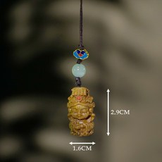 綠檀紫檀木雕媽祖娘娘吊墜 文玩手機鏈 掛飾車掛件鑰匙扣掛件