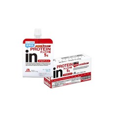 in 젤리 단백질 5g 요구르트 맛 180g×6개 프로틴 단백질 저당질 지질 제로 웨이프로틴 10초 충전 웨이펩타이드 5 000mg 함유 탄수화물 2.2g 36kcal 단백질의 기능을 강화하는 E루틴 배합 모리나가제과, 1.18kg, 1개