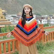 스트라이프 보헤미안 레트로 태슬 에스닉