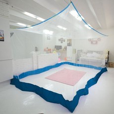 국산 7-10인용 대형 모기장 jmc935sQ, 왕별대(줄무늬)