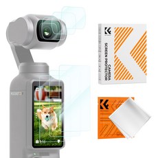 K&F CONCEPT DJI 포켓 3 9H 강화유리 보호필름 6종 세트, 1세트, SKU.2231
