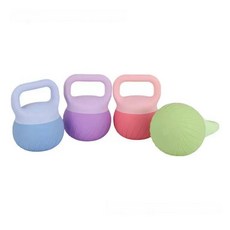 여성 케틀벨 홈트 커틀벨 퍼플 헬스장 피트니스 덤벨, 1개, 1kg, 하늘색