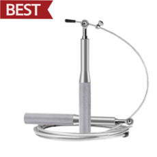 어센드원 안꼬이는 와이어 줄넘기 초고속 고급형, 1개, 샤이니실버