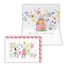 Snoopy 史努比 立體生日卡片, 1個