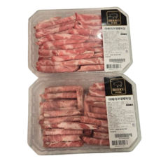 코스트코 스페인산 돈육이베리코 대패 냉동목심 드라이아이스 아이스박스포장, 2개, 1kg