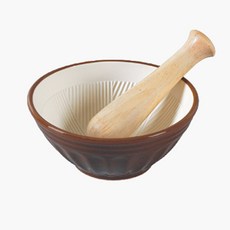 혜문스토어 도자기 깨갈이 중 깨절구 마늘빻기 절구공이 절구 깨갈이절구