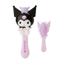 [산리오 정품] 입체 캐릭터 헤어브러쉬 / 헬로키티 쿠로미 시나모롤 귀여운 어린이 선물용 빗, 1개