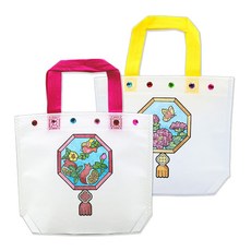 전통민화 색칠 부직포가방 부직포가방 시니어 만들기 민화 dew+7258ZS, 나비, 본상품선택, 본상품선택