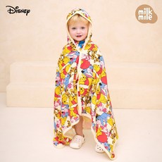 [밀크마일] [디즈니]베이비 위니더푸 와글와글비치타올