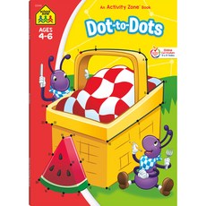 (영문도서) School Zone Dot-To-Dots Workbook Paperback, English, 9781589470521