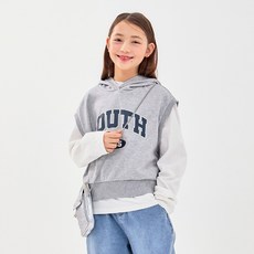 부산대NC 유솔 트렌디하게 스쿨룩 완성할 수 있는 여아 백메쉬 2PCS 후디 셋업 ULMH25S52