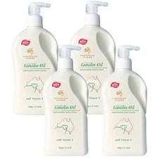 澳洲G&M 綿羊油滋潤綿羊霜含維他命E家庭號(500g/瓶-4入組), 1個