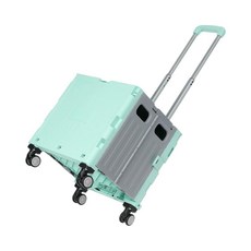 접이식 장바구니 카트 (35L 민트) DK43