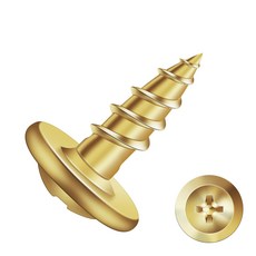 #8 x 12 우드 스크류 100Pcs 합금 강철 표준 나사 트러스 헤드 고속 셀프 탭핑 SG TZH