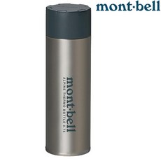 Mont-Bell 高山保溫瓶/保冰/輕量斷熱瓶 0.75L 登山健行必備 長效保溫保冷 食品級材質安全無毒, STNLS 原色, 1個, 750ml