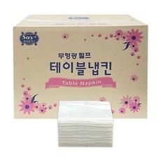 식탁 대용량 티슈 70매 60밴드 냅킨