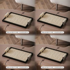 輕奢皮質托盤 拍攝道具收納盤, 米色
