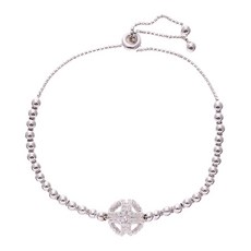 폴리폴리 여성팔찌 정품 Folli Follie SILVER H4H 클로버 볼 브랜드번호 3B17S010C 쥬얼리