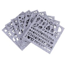 펠트 수제 니들 펠팅 몰드 동물 연회색 공예 도구 꽃 키트 템플릿, 1개