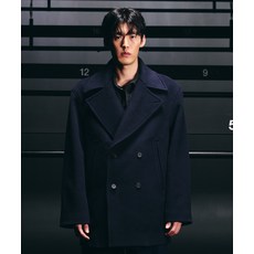 노클 NOCLE Hayes Pea Coat Navy