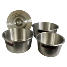 PERFECT極緻316不鏽鋼湯鍋內鍋三件組含萬用鍋蓋 台灣製燉鍋煮湯鍋好收納, KH-40501, 1套裝