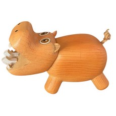 小老闆萬國商舖 泰國手工河馬媽媽 ZAKKA 可愛療癒擺飾 小巧精緻 送禮自用, 1個