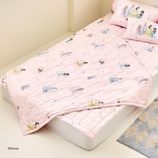 [MODERN HOUSE 중계점] 디즈니) 마미허그 소프트워싱 프린세스 극세사 낮잠이불 100x130 핑크 RD0225017