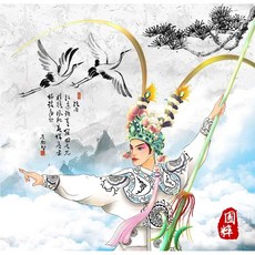 民族風 蝶谷巴特 餐巾紙/藝術紙 33x33 大圖, 1個, 22.5x22.5