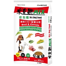 米克斯 Dry Dog Food 牛肉+營養全穀, 15kg, 1個, no this value