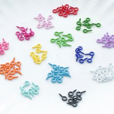 컬러9자핀10p 레진 공예 및 미니어처 겸용, #딥그린