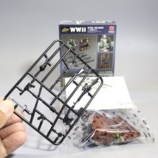 관절이 움직이는 특수 경찰 병사 인형 블라인드 박스 어린이 장난감 군인 모형 소프트 비닐, 제2차 세계 대전 병사 피규어 1개 (랜덤)