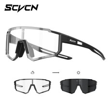 SCVCN 兒童運動護目鏡 變色 日夜兩用, DZ S9038 PH 01砂黑框腳變灰片, 1個