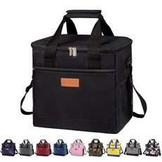 IKNOE 보온 보냉이 한번에 가능한 숄더 핸들 다용도 가방, 15L, Black
