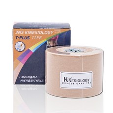 3NS 키네시올로지 스포츠 테이프 베이지 5cm x 5m, 1개, 1개입