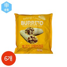 풍국면 불고기 크림 브리또, 6개, 125g