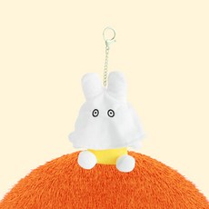 유령 미피 가방고리 인형 15cm_옐로우, 구매수량
