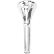 프렌치 호른 마우스피스 혼 높은 볼륨의 풍부한 음색을 위한 전문 실버 도금 황동 초보 음악가를 표준 크기 액세서리